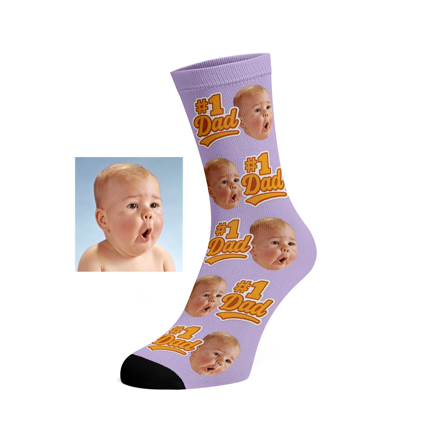 Custom Face socks - #1 Dad