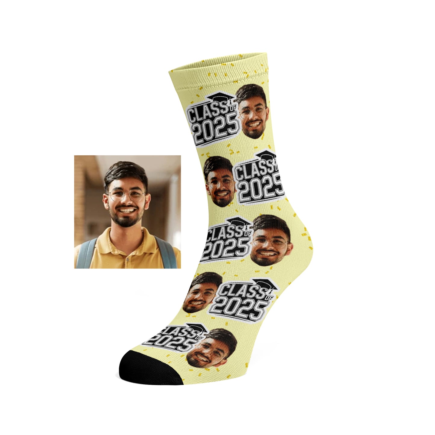 Custom Face socks - Class of 2025 Graduation