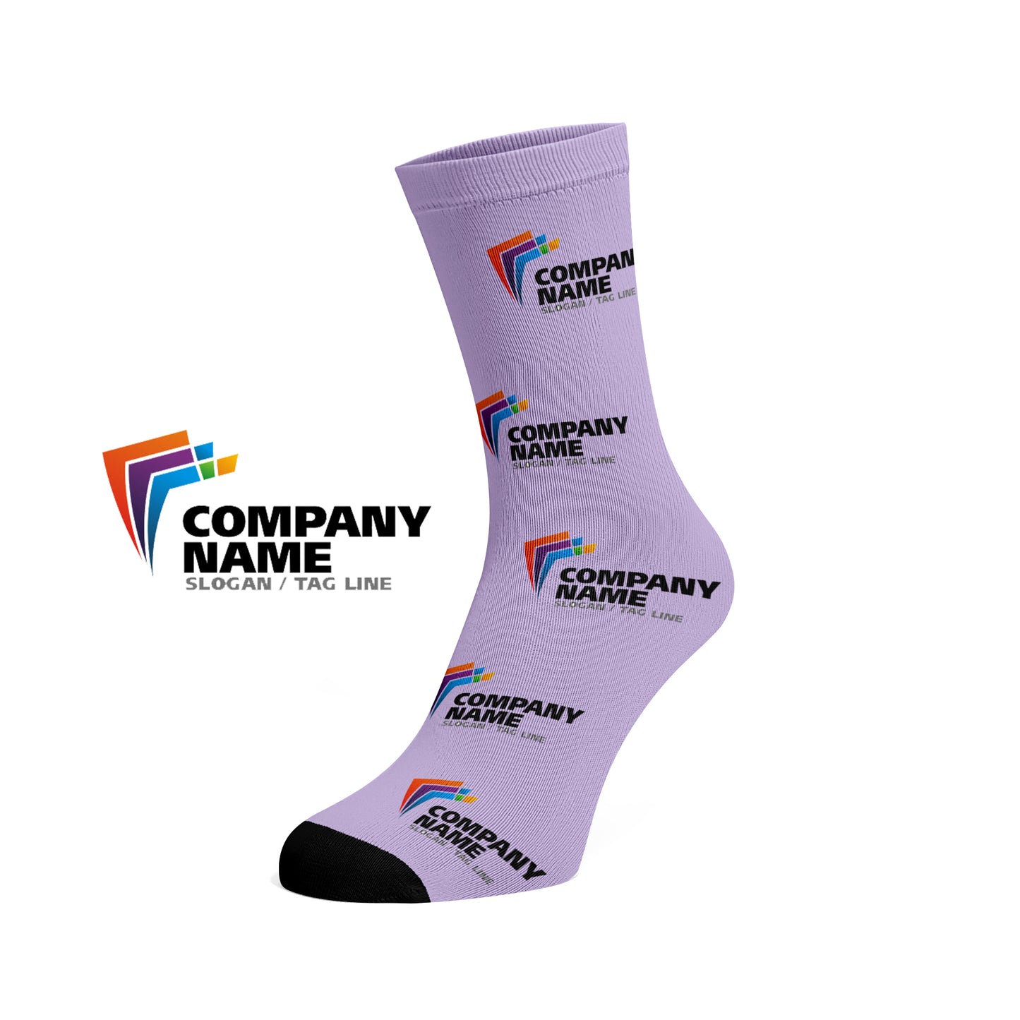 Custom Logo socks - Company/Corporate/Team Logo