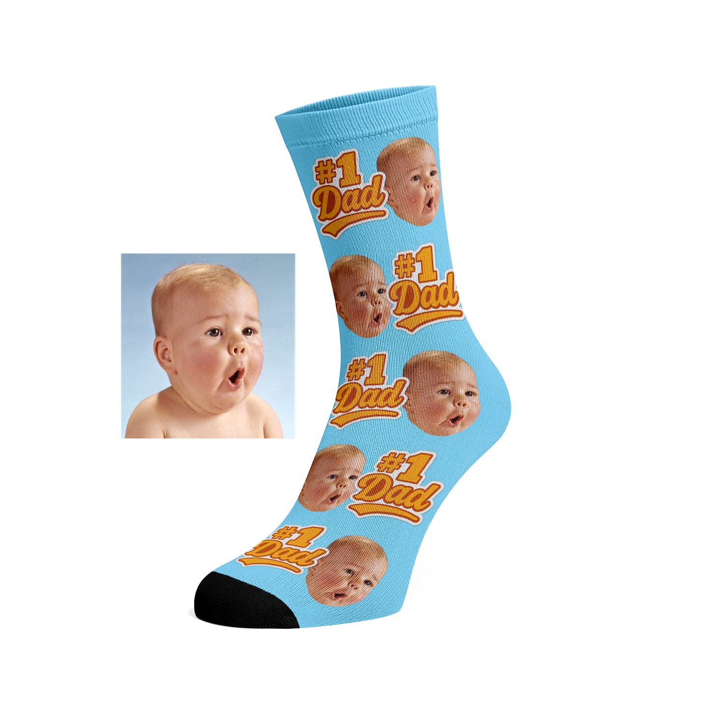 Custom Face socks - #1 Dad