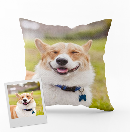 Custom Photo Pillow Case - Personalised Cushion (2 sides)