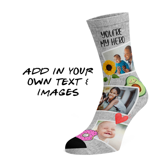 Design Your Custom Socks (100% Personalised)