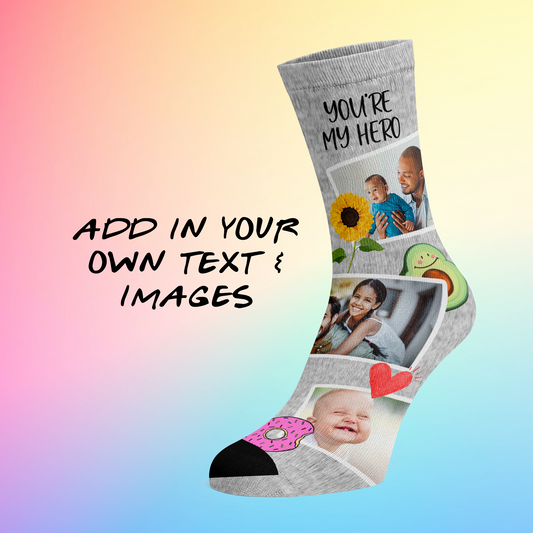 Design Your Custom Socks (100% Personalised)