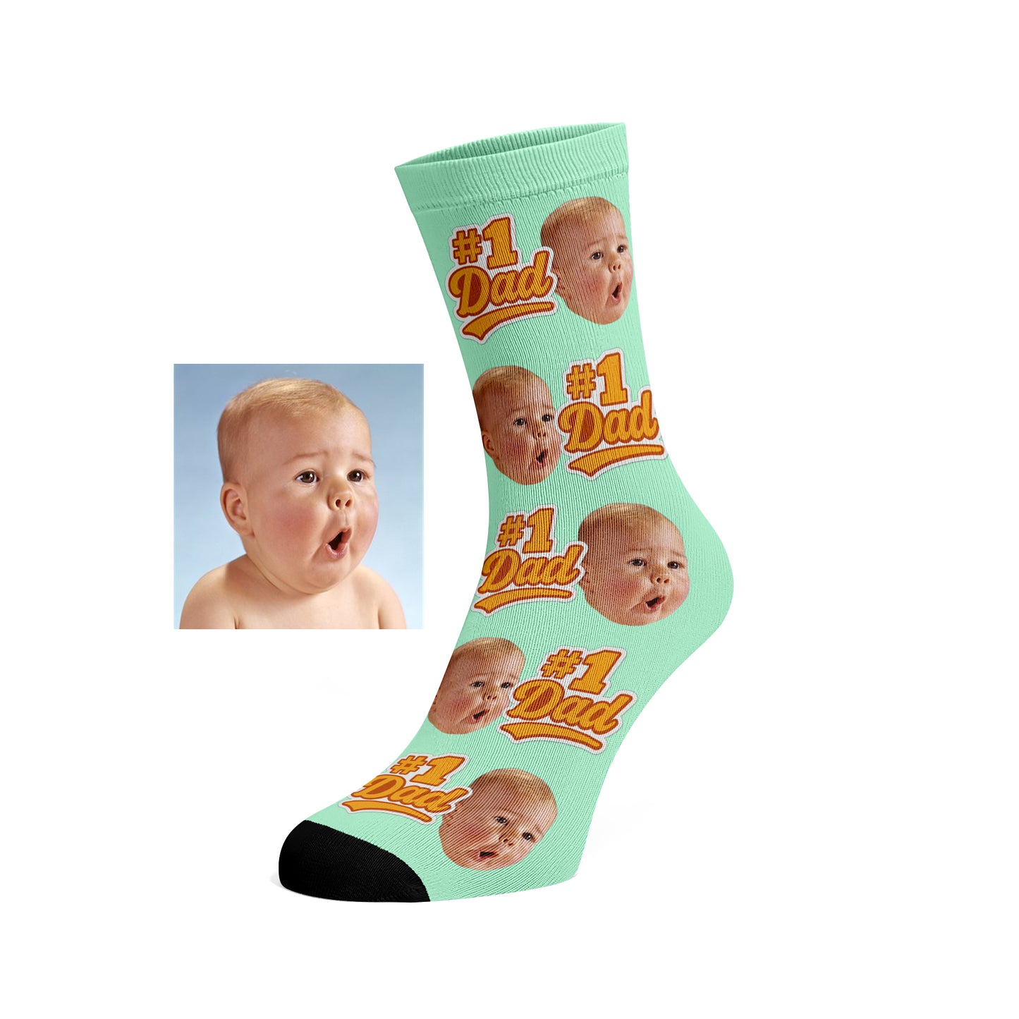 Custom Face socks - #1 Dad