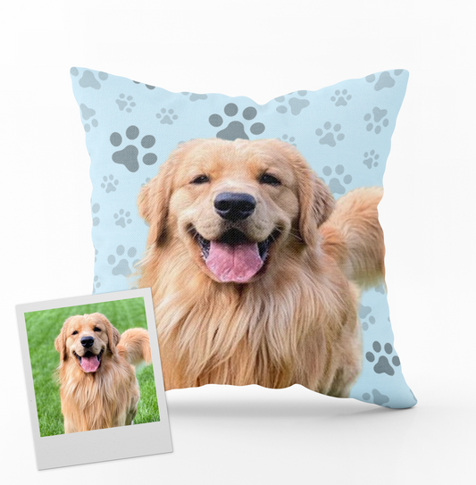 Custom Pet Pillow Case - Personalised Cushion (2 sides)