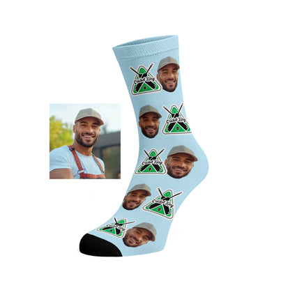 Custom Face socks - Cricket King
