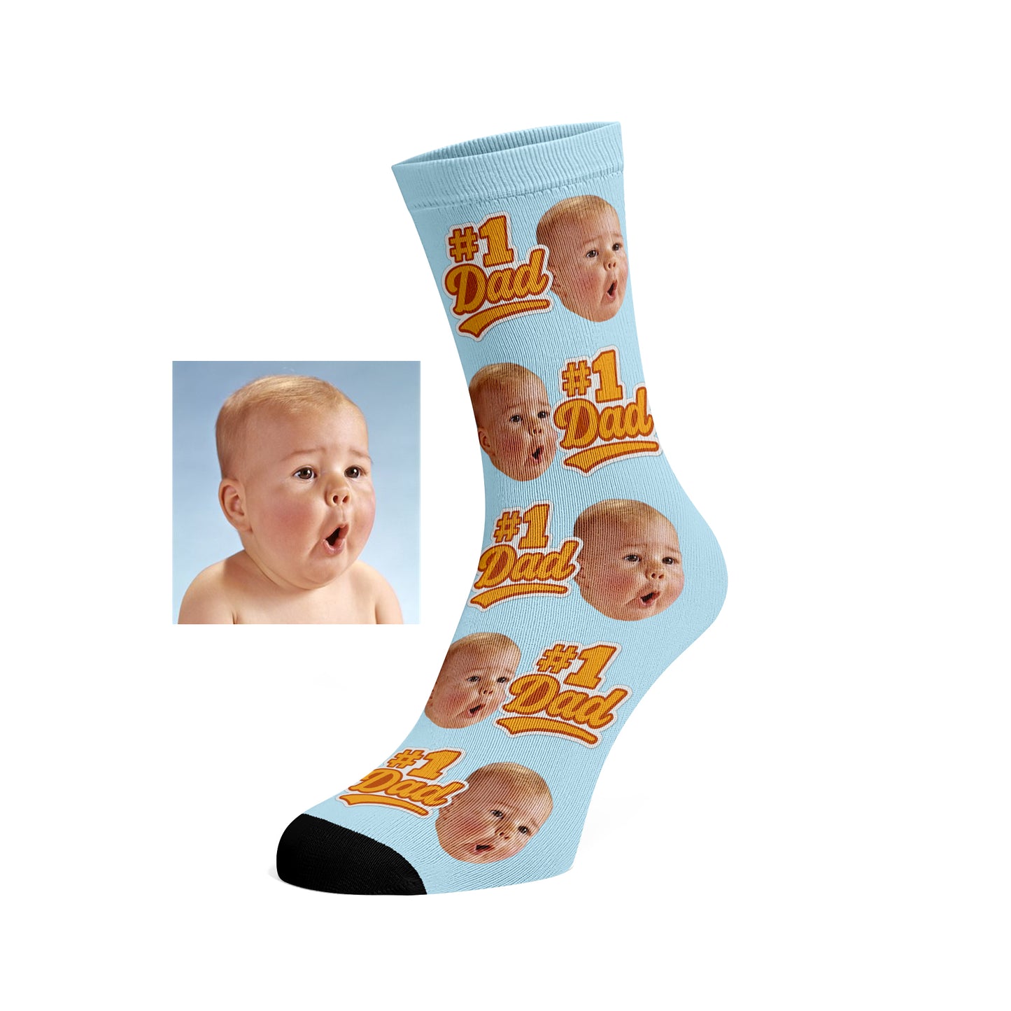 Custom Face socks - #1 Dad