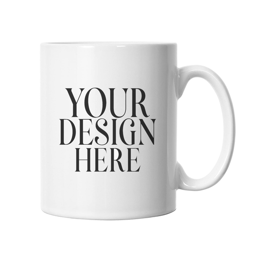 Custom Photo & Text Mug - Make It Yours! (11oz)