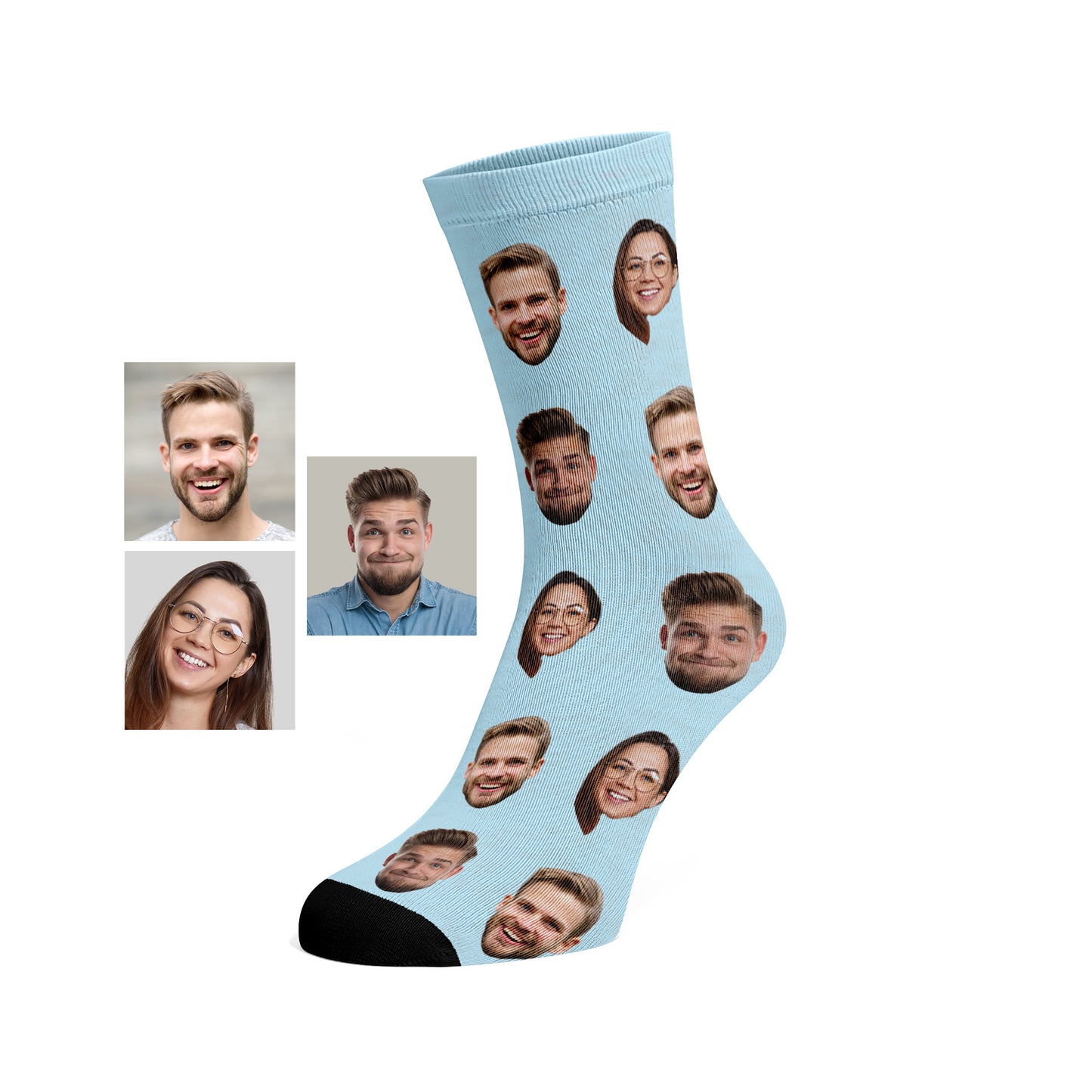 Custom Face socks (3 faces)