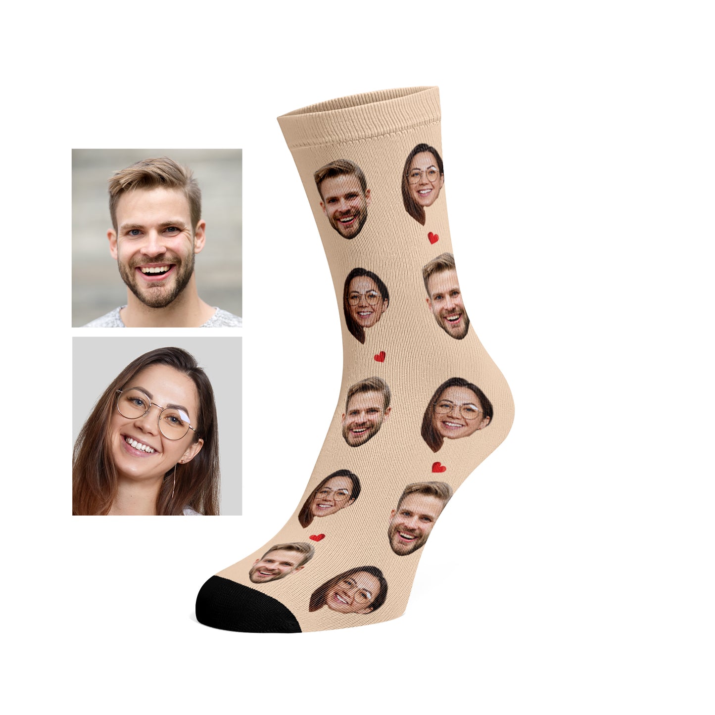 Custom Couple Socks