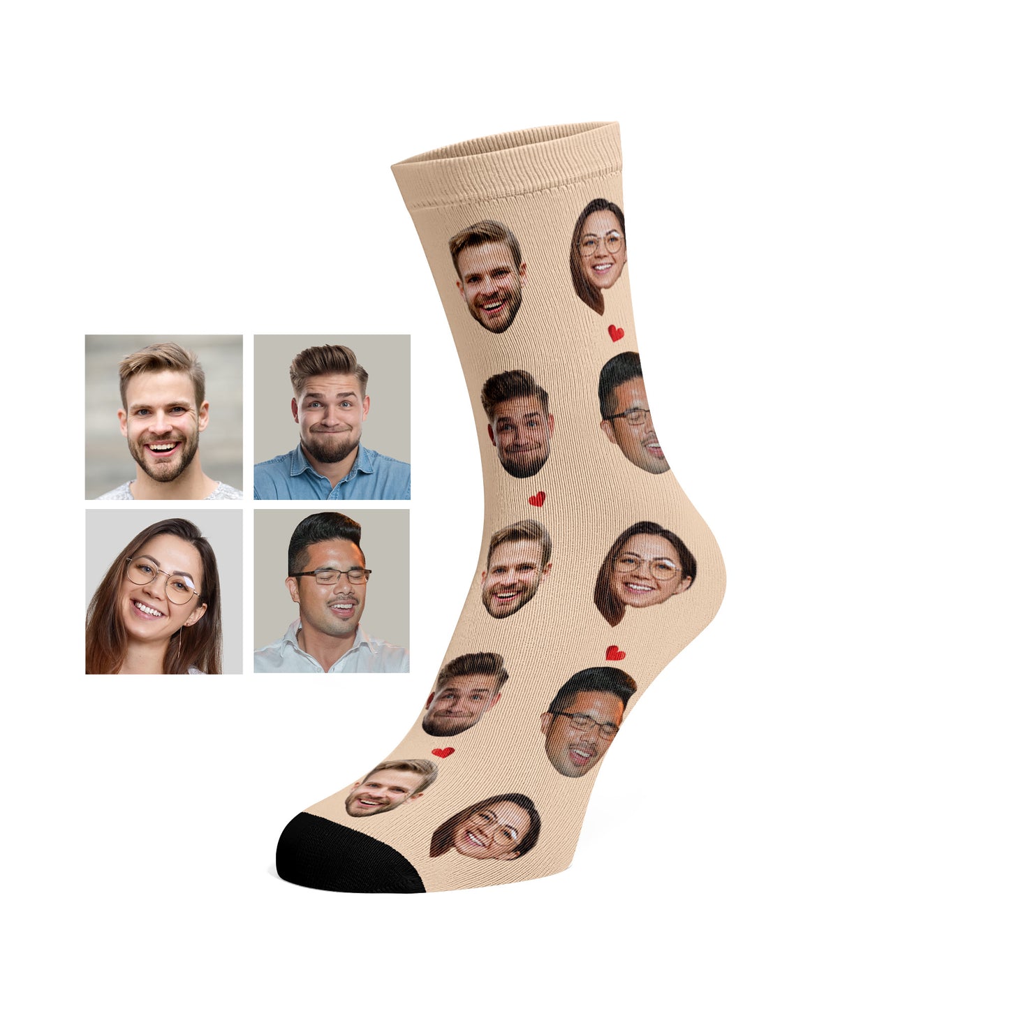 Custom Face socks (4 faces)