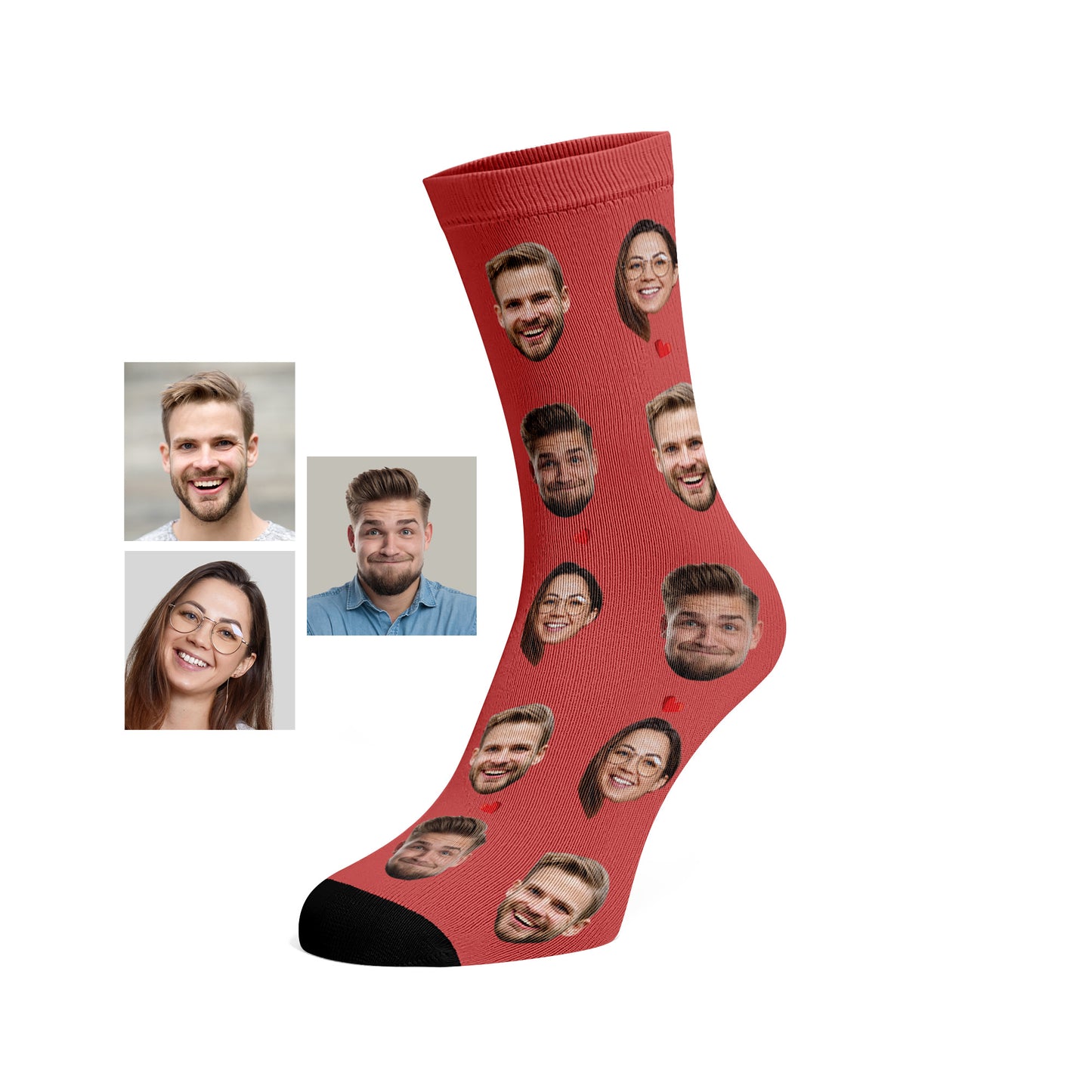 Custom Face socks (3 faces)