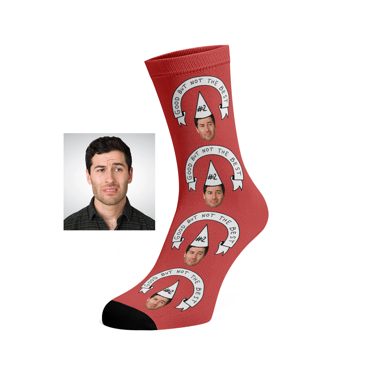 Custom Face socks - Good But Not The Best