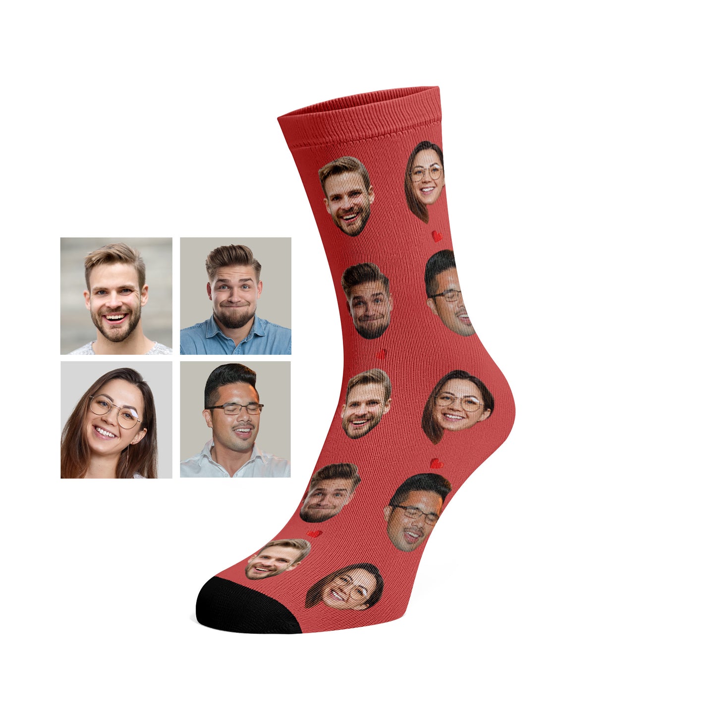 Custom Face socks (4 faces)