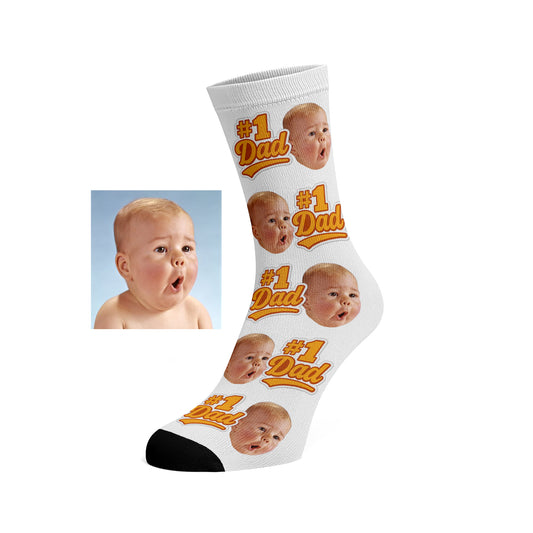 Custom Face socks - #1 Dad