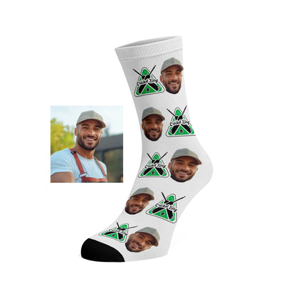 Custom Face socks - Cricket King