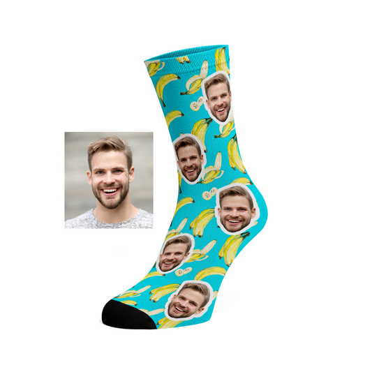 Custom Face Banana socks