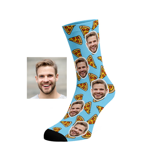 Custom Face Pizza socks