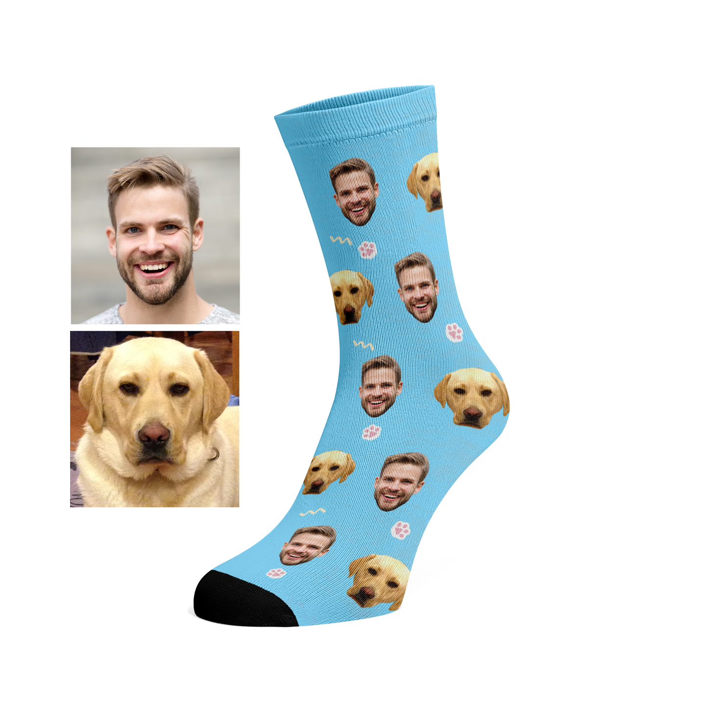 Custom Pet & Owner socks