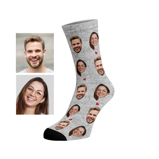 Custom Couple Socks
