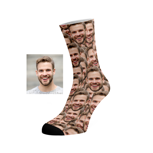 Custom Face Scatter socks