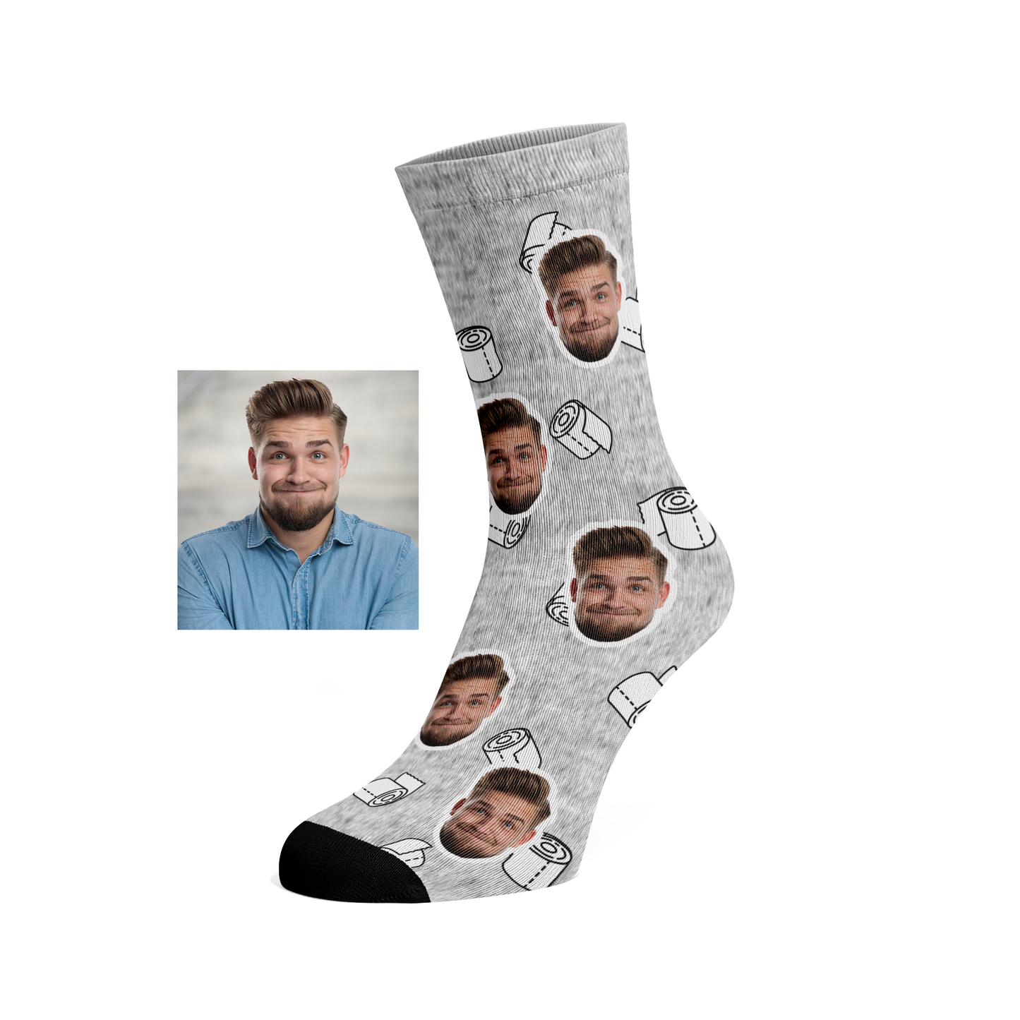 Custom Toilet Paper socks