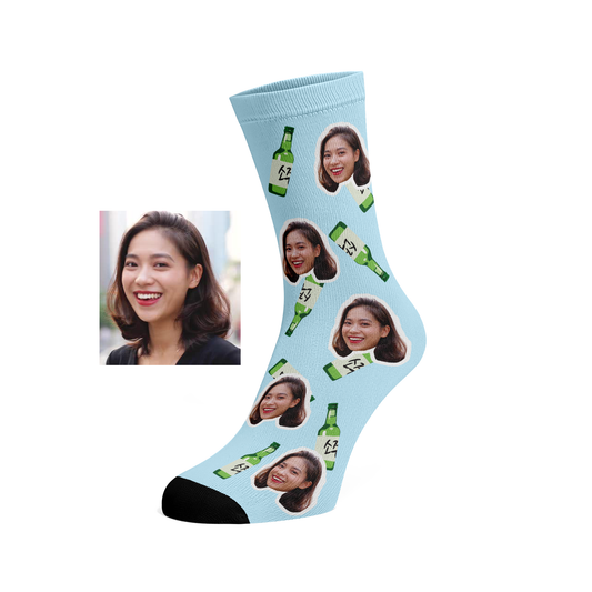 Custom Face Soju Socks
