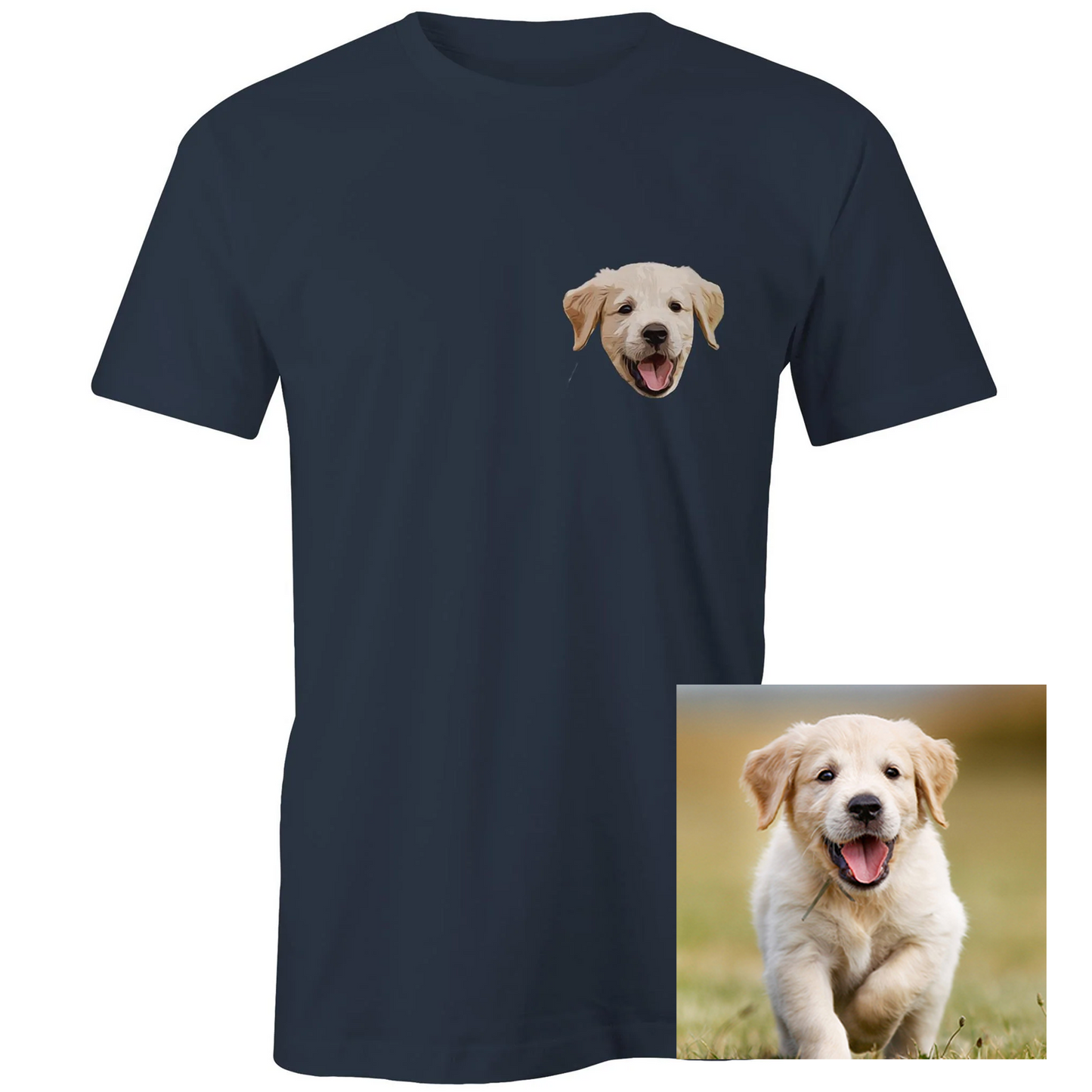 Custom Pet face t-shirt