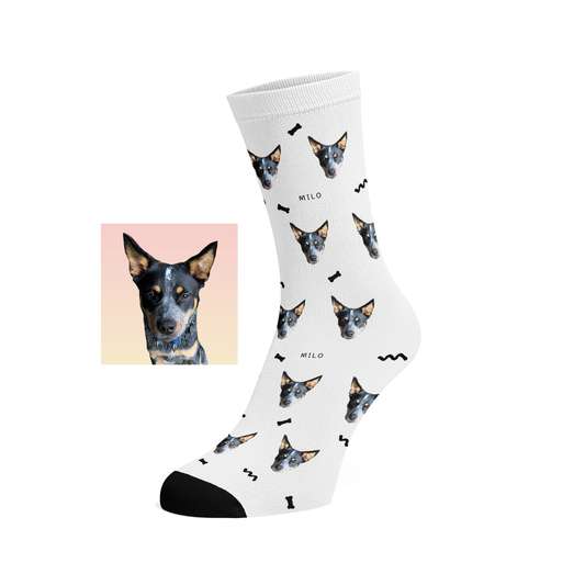 Custom pet socks - White Edition
