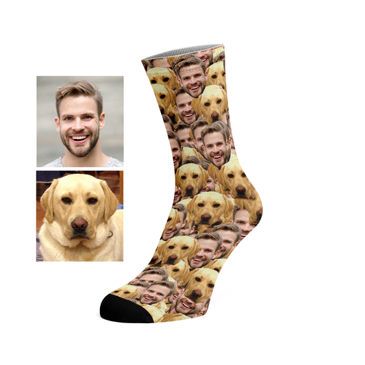 Custom Pet & Owner Scatter socks