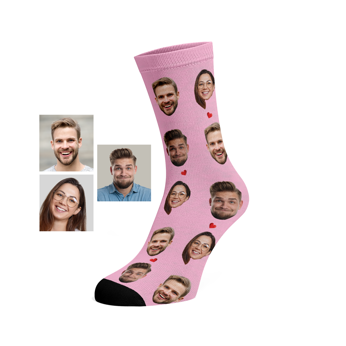 Custom Face socks (3 faces)
