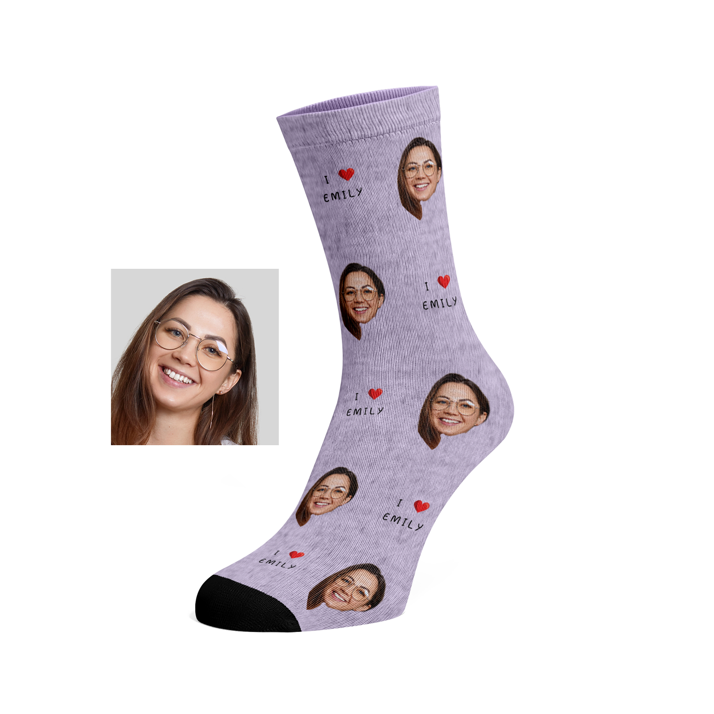 Custom Couple Socks (I ❤️ Custom)