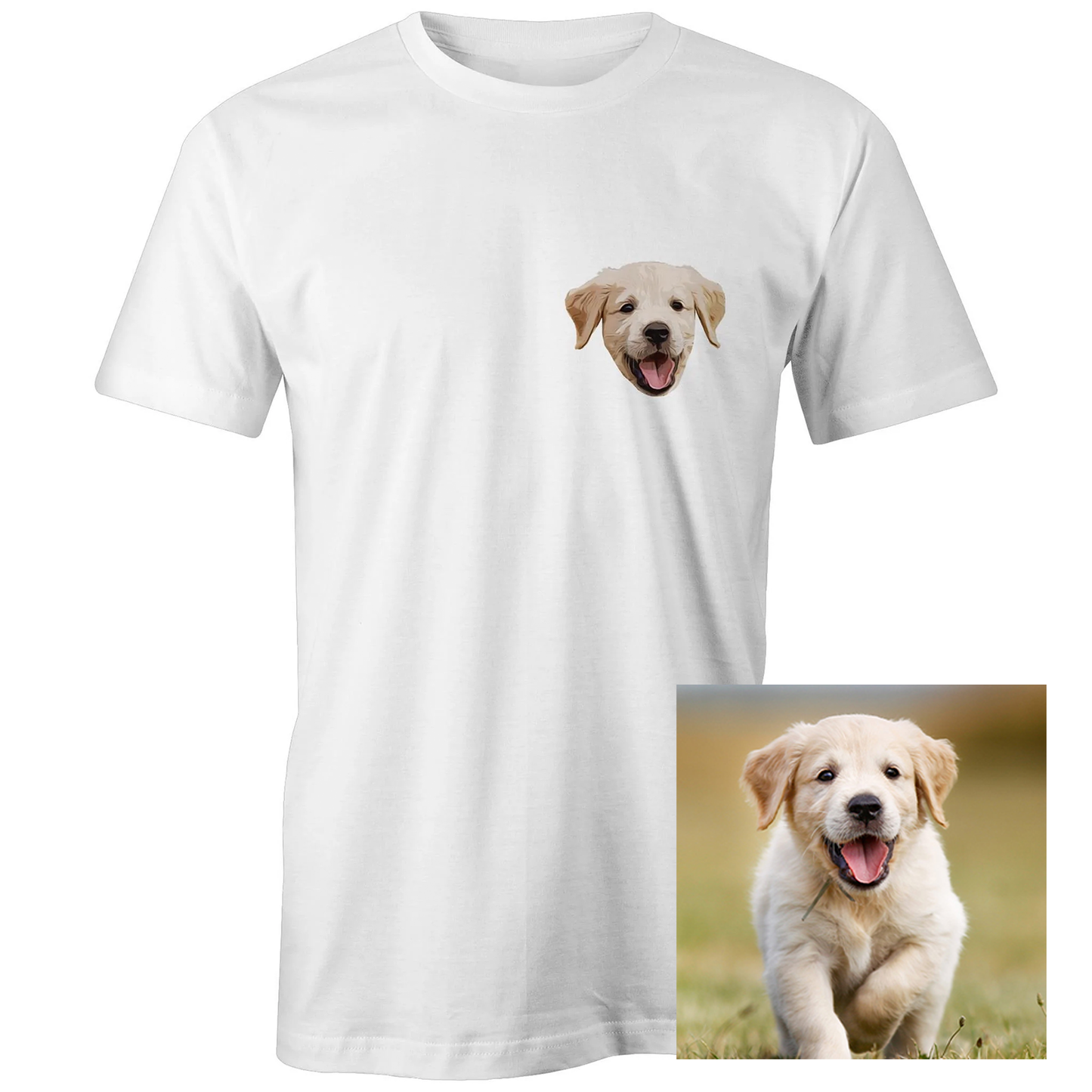 Custom Pet face t-shirt
